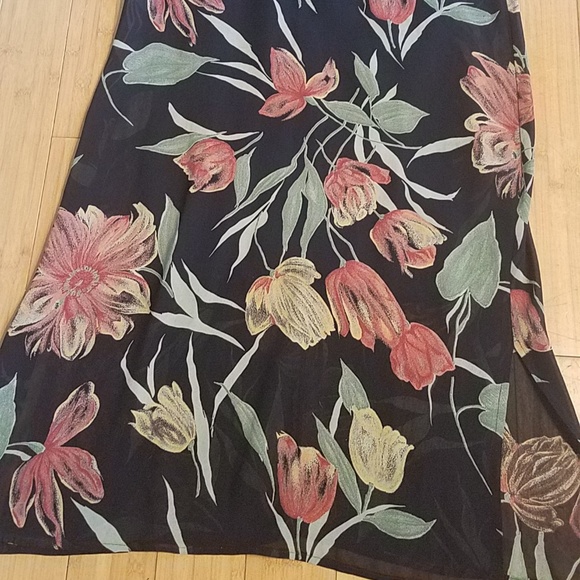 Rabbit Rabbit Rabbit | Dresses | Rabbit X3 Designs Long Floral Tulip ...